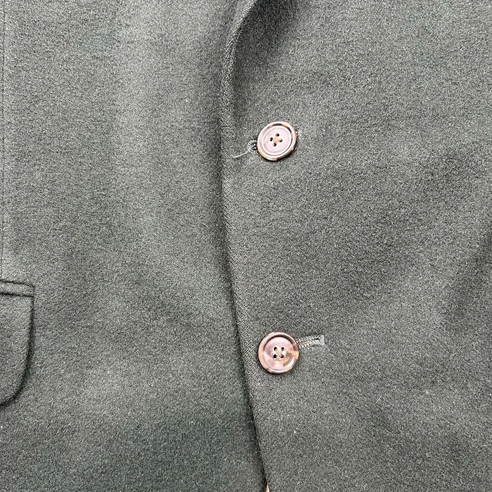 Stafford Options 100% Camel Hair Blazer Mens 42R Green Two Button Sport‎ Coat